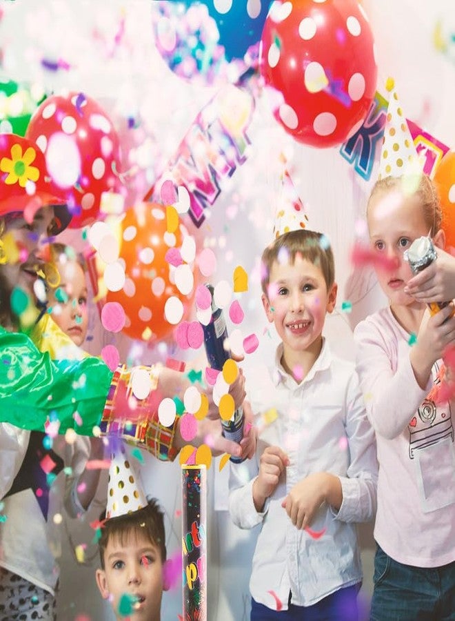 Selibration مفرقعات حفلات عيد الميلاد بنقاط دائرية (عبوة من 4 قطع) | مفرقعات حفلات الزفاف وغيرها من الاحتفالات (30 سم تقريبًا) - Image 2